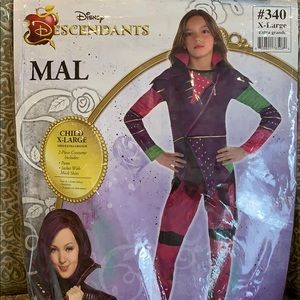Girls Descendants Mal Costume
